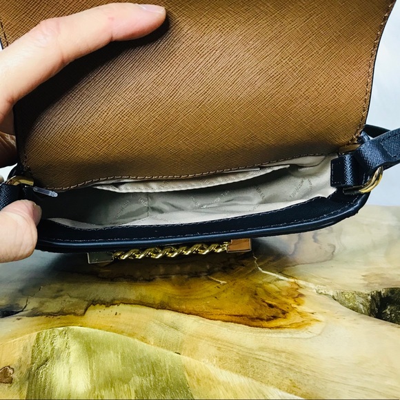 Michael Kors Karla Small Saddle Crossbody Bag - Picture 5 of 8